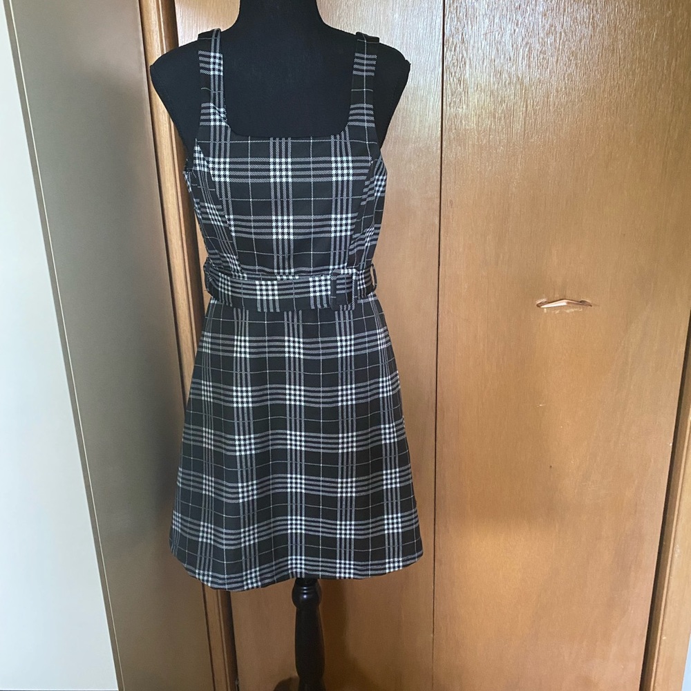 Summer plaid dress